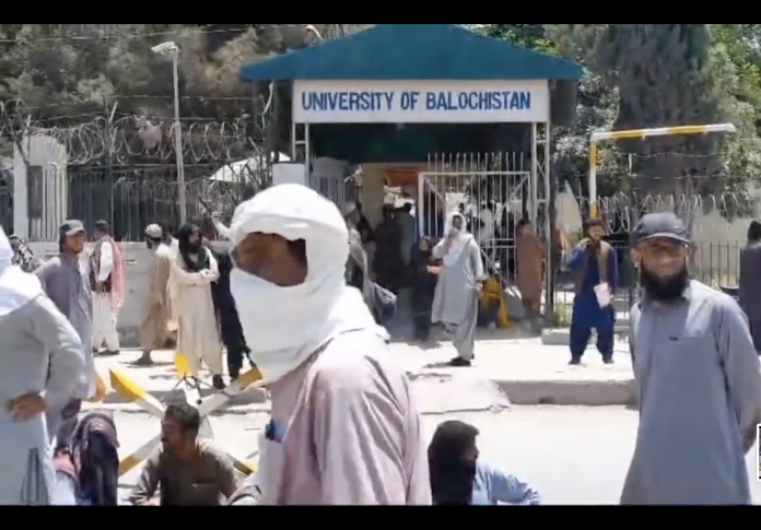 University of Balochistan Employees Block Road, Demand Pending Salaries